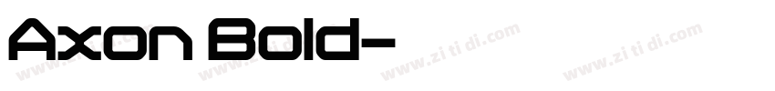 Axon Bold字体转换 Axon Bold字体转换